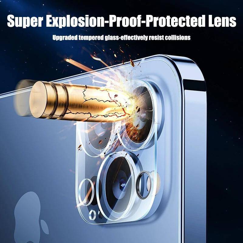 Kính Cường Lực 3D HD Bảo Vệ Camera Sau Cho IPhone 14 13 12 Pro Max 14 Plus 14pro 13pro