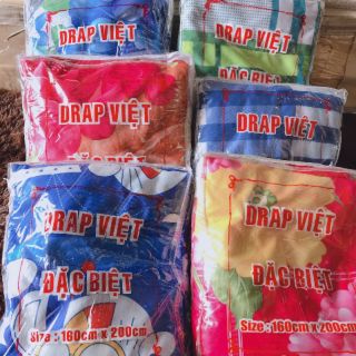 Drap trải giường Vải Thun Lạnh đủ size, nhiều màu sắc, giao ngẫu nhiên