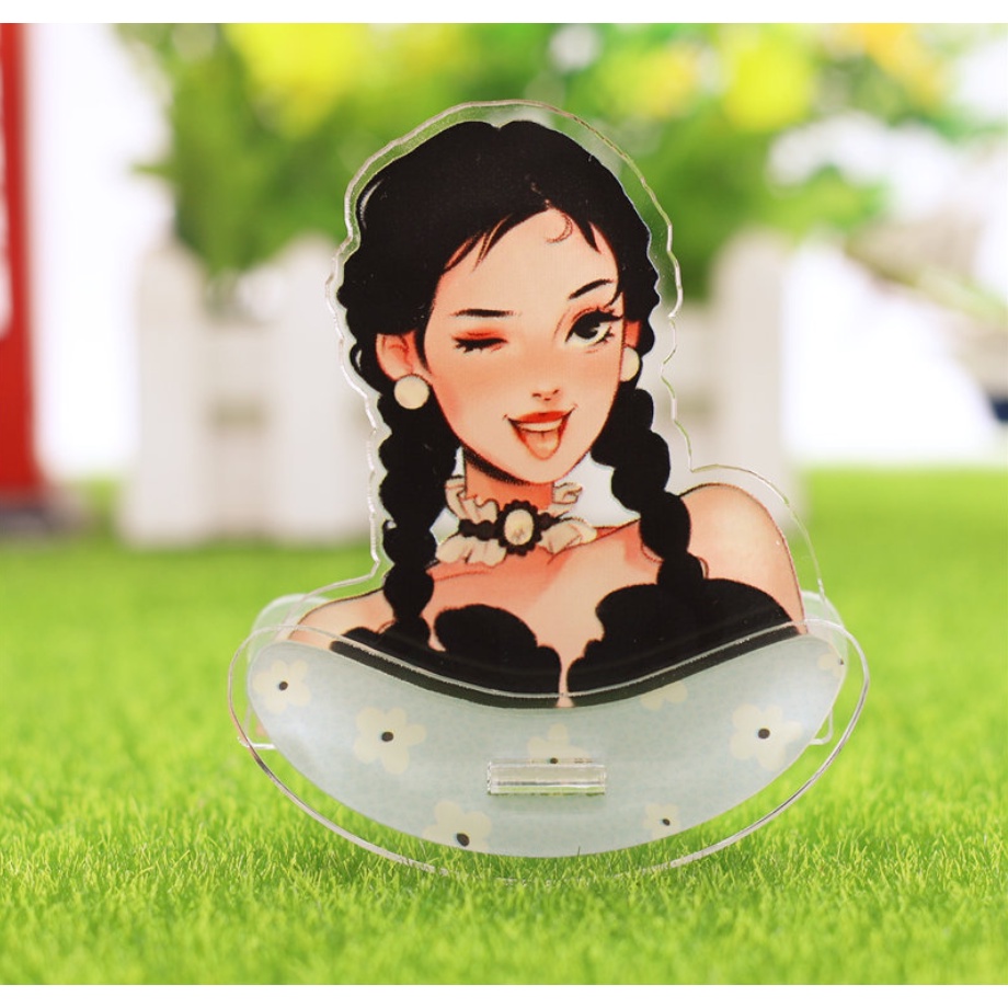 Mô hình standee lật đật lắc lư acrylic BlackPink Lisa Jisoo Jennie Rosé Kpop