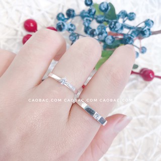 Nhẫn Đôi Bạc💝FREESHIP💝Giảm 5k nhập mã [NHAN DOI]💝Nhẫn đôi bạc Basic