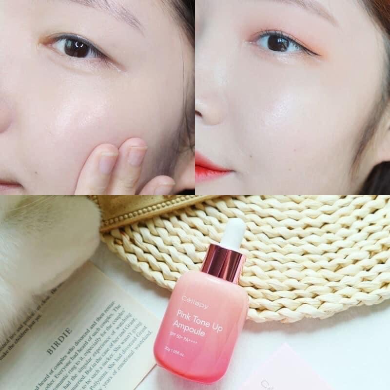Serum dưỡng trắng hồng, nâng tone CELLAPY PINK TONE UP AMPOULE UNBOX
