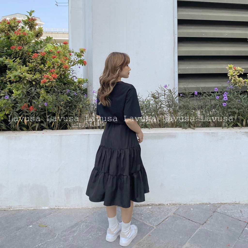 Chân Váy Kaki Xẻ Trước 💖 𝘍𝘳𝘦𝘦𝘴𝘩𝘪𝘱 💖 Chân Váy Voan Tầng 🐷 Chân Váy Dài Chữ A Vintage 2 Lớp Siêu Xinh LAVUSA | BigBuy360 - bigbuy360.vn