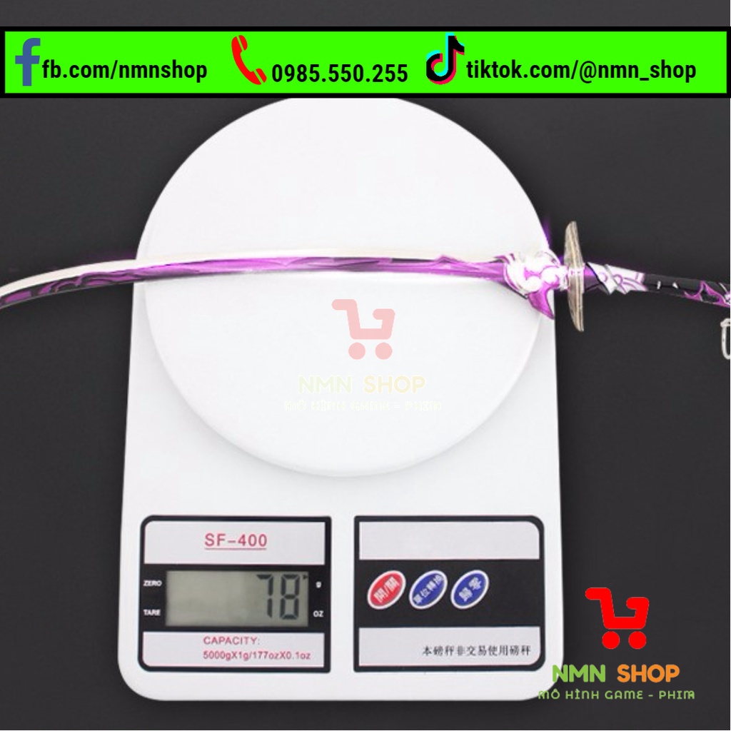 Mô hình game Genshin Impact - Ki.ếm Lôi Thần  30cm
