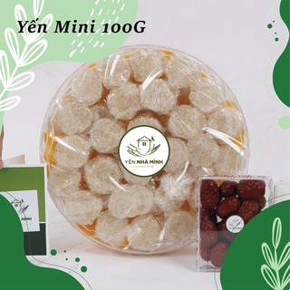 [SET TIỆN LỢI CHO MẸ VÀ BÉ ]100G YẾN SÀO MINI NHÀ NUÔI 90-95 VIÊN YẾN// 100g MINI ORGANIC BIRD NEST 100% PURE