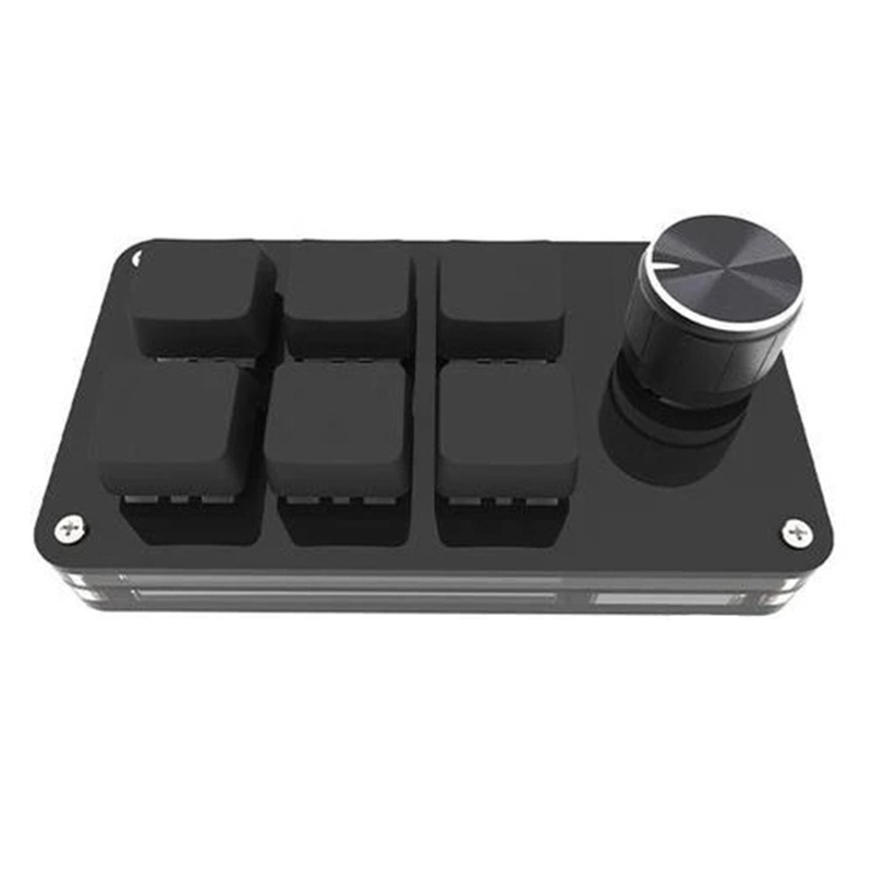 Bàn Phím Cơ 6 Phím Kèm Núm Điều Chỉnh Âm Lượng Macro