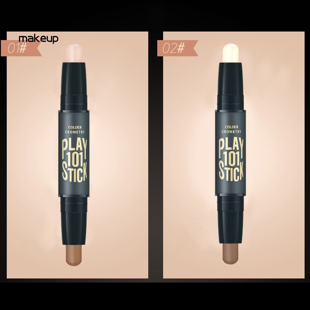 (hàng Mới Về) Thỏi Kem Che Khuyết Điểm Hai Đầu Kiêm Tạo Khối / Bắt Sáng Cao Cấp | BigBuy360 - bigbuy360.vn