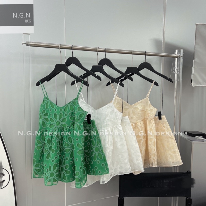 Sét hai dây hoa tơ kính