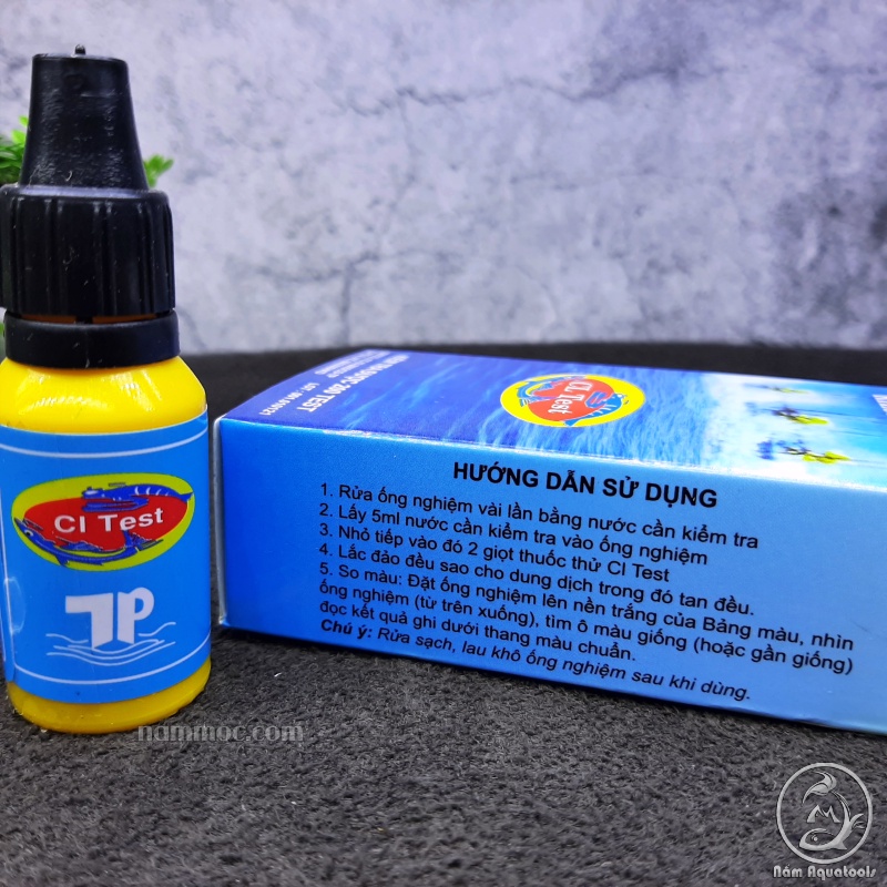 Clo Test Kit  | Kiểm Tra Lượng Clo Có Trong Nước Của Bể Cá Cảnh, Thuỷ Sinh