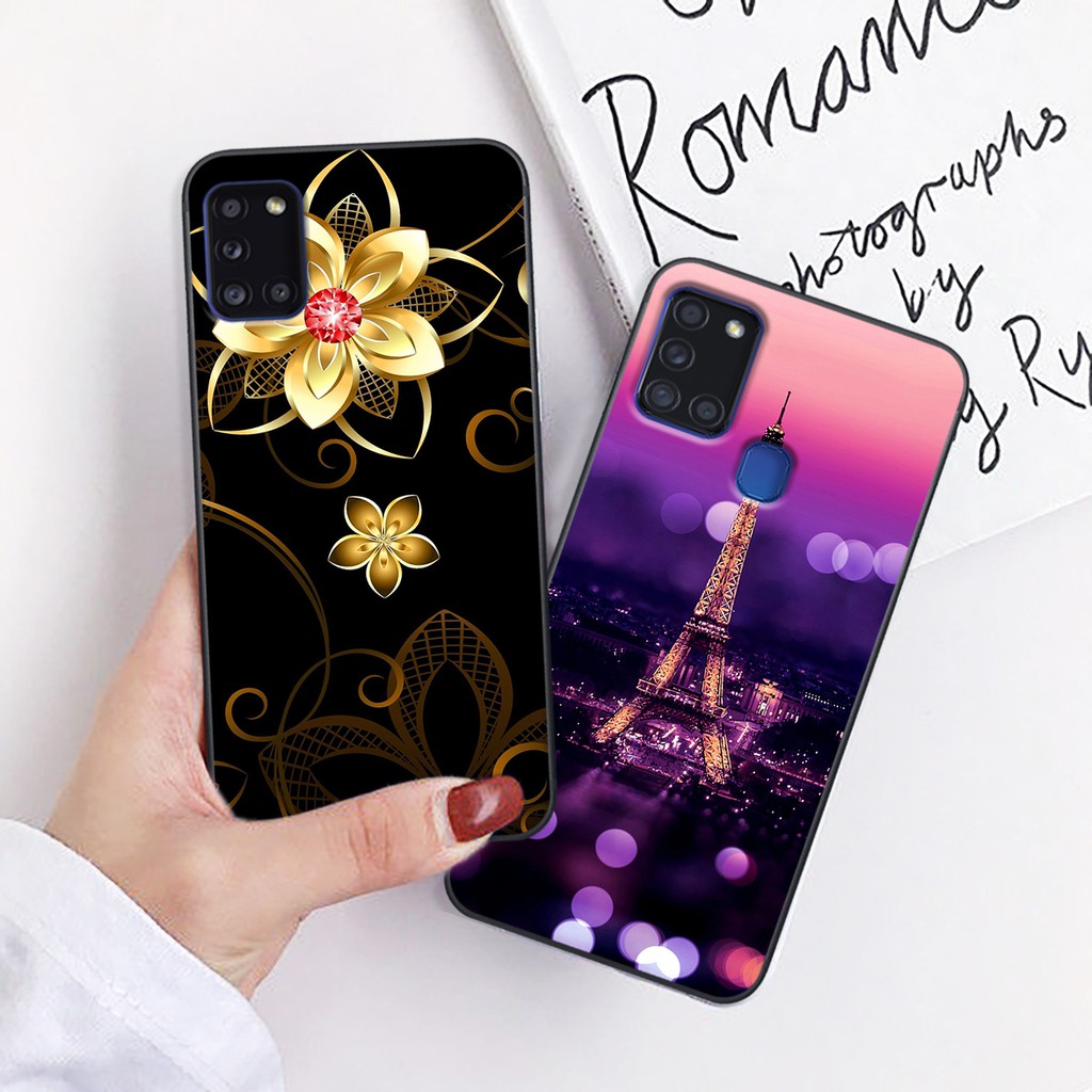 Ốp lưng điện thoại Samsung Galaxy A21S - A31 in hình hoa siêu đẹp- Doremistorevn