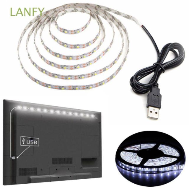 Cuộn Dây LED đầu cắm USB 5V cho TV hiệu ứng đẹp kèm khiển 24 phím