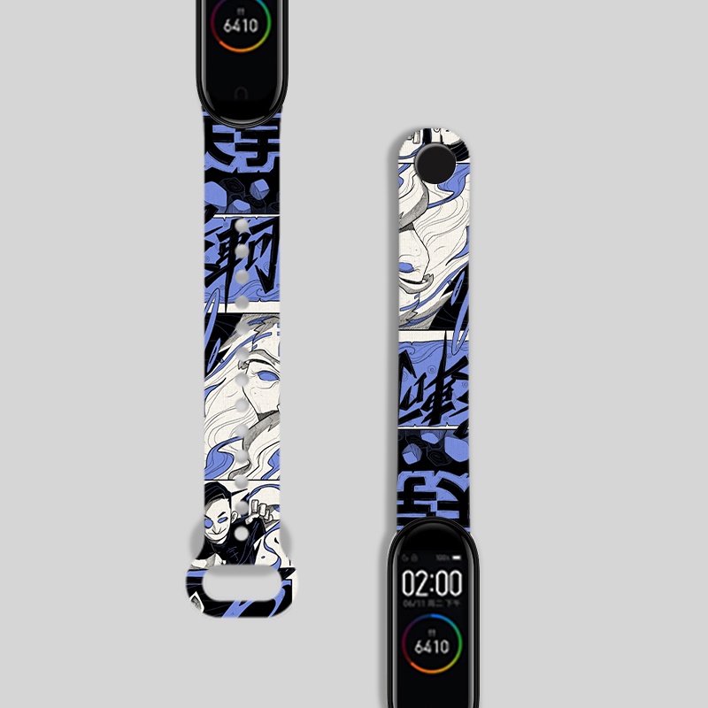 Dây Đeo Thay Thế Họa Tiết Hoạt Hình Cho xiaomi band 7 xiaomi Mi band 7 6 5 4 3 xiaomi band 5 miband 6 miband 4