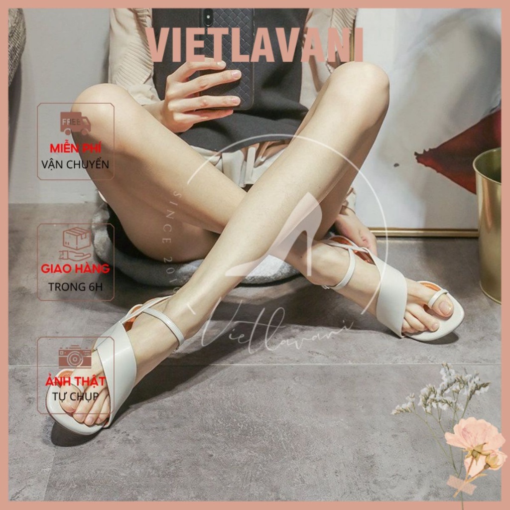 Giày sandal mã LNS44 quai chéo xỏ ngón cao 7P hàng hot 2021 siêu phẩm