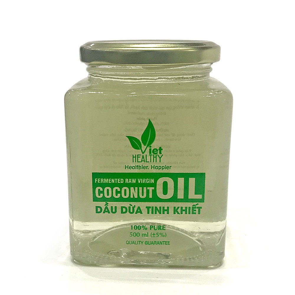 Dầu Dừa Lên Men Tách Lạnh Tinh Khiết  VietHealthy 500ml