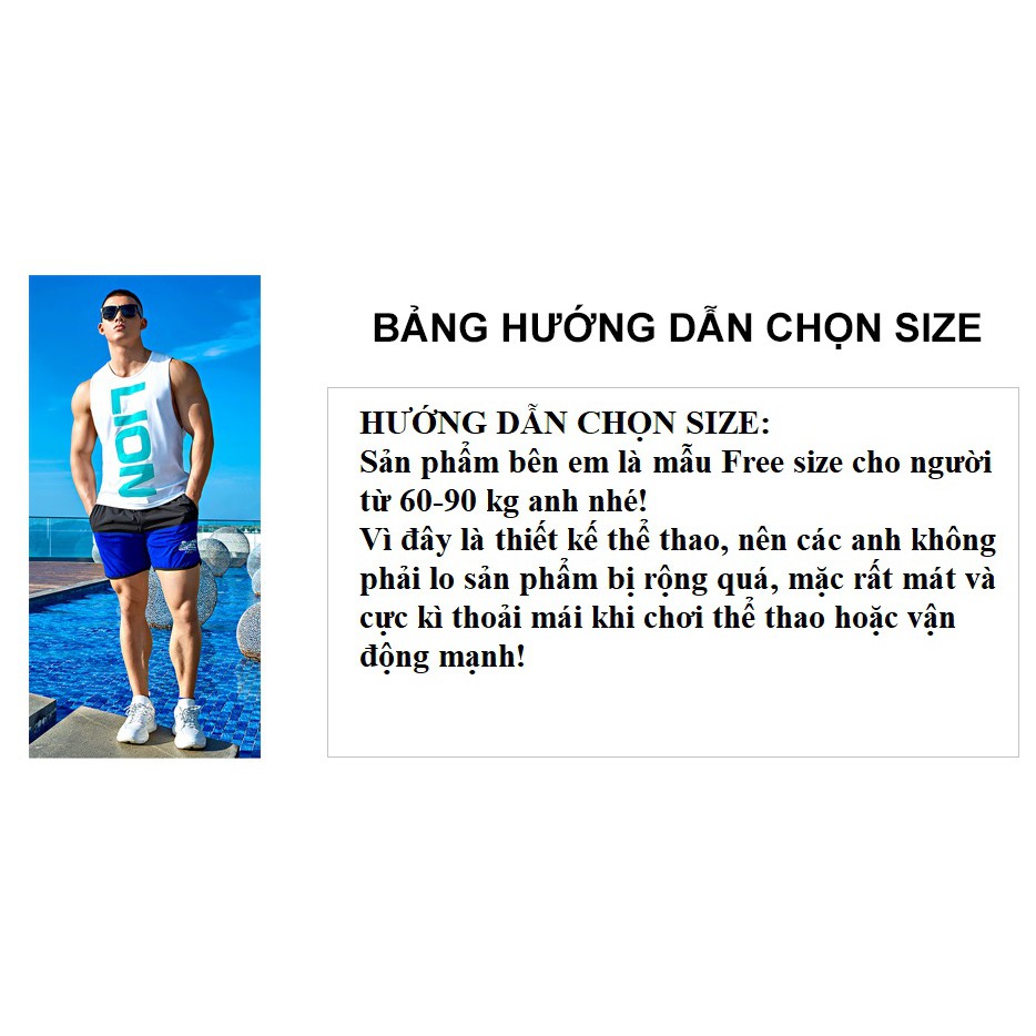 Áo ba lỗ nam, áo thun 3 lỗ thể thao nam, tập gym, form rộng đẹp, cotton đàn hồi tốt - Freesize từ 65-90kg - AMBERVIETNAM