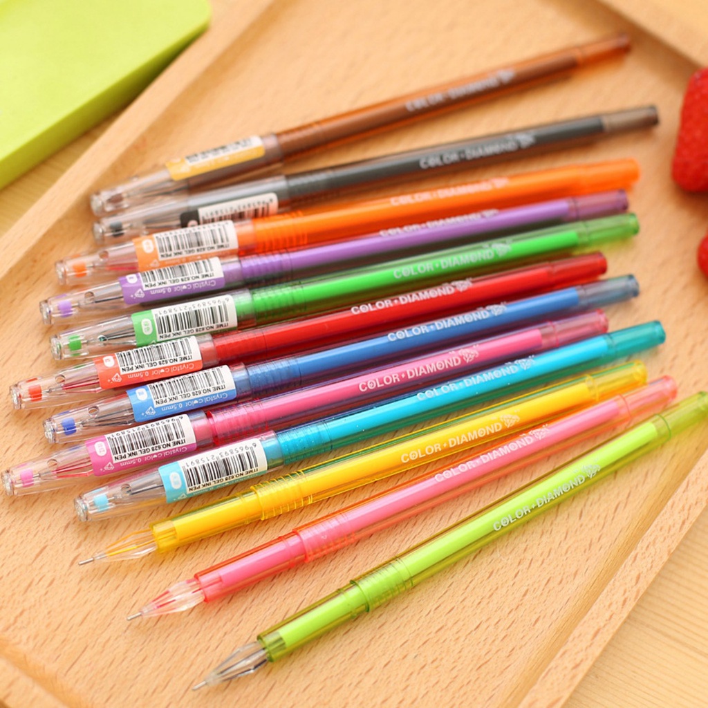 Bút bi bấm Double A ngòi 0.7mm - Tri Touch Ball Pen - mực xanh - 1 chiếc