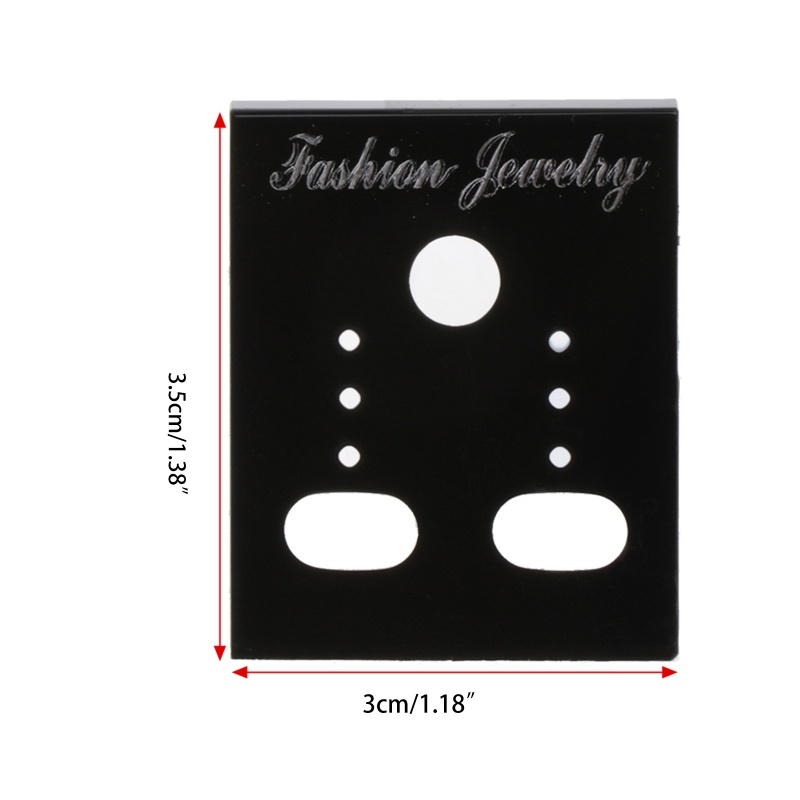 Set 100 Thẻ Nhựa Trưng Bày Bông Tai DIY