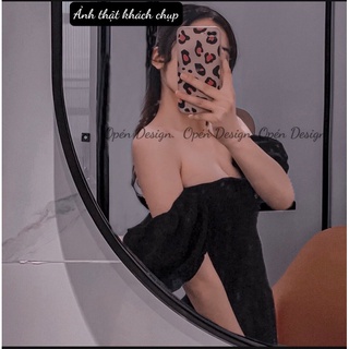 ĐẦM TRỄ VAI TAY BỒNG ĐEN