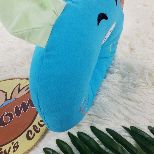 Gối lõm chống bẹp đầu cara hình thú cho bé sơ sinn