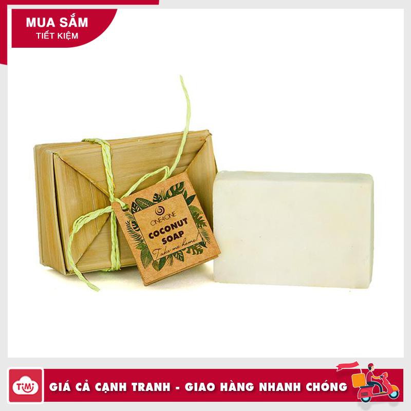 XÀ BÔNG DỪA HANDMADE HƯƠNG SẢ CHANH/  COCONUT SOAP (LEMONGRASS)