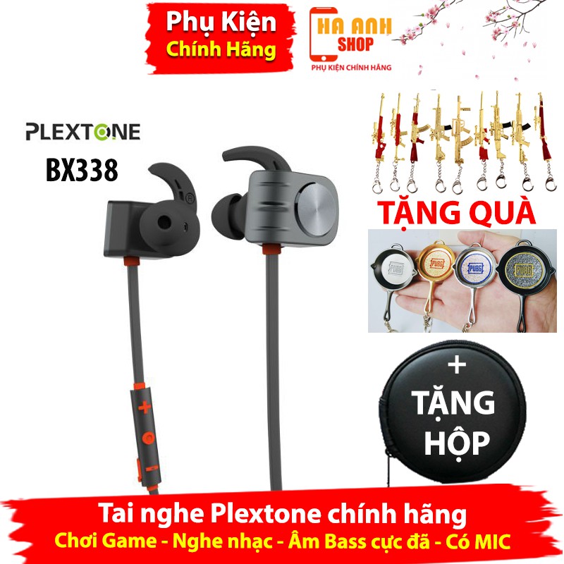TAI NGHE BLUETOOTH PLEXTONE BX338 - CHÍNH HÃNG - CHUYÊN DỤNG CHƠI THỂ THAO+QUÀ TẶNG HẤP DẪN