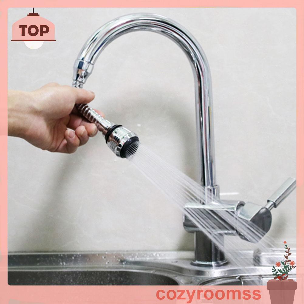 Vòi Lọc Nước Bằng Thép Không Gỉ Xoay 360 Độ