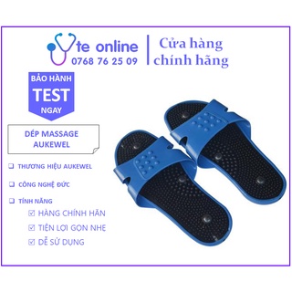 Dép massage chân loại 1 chính hãng Aukewel - Dùng cho tất cả các loại máy massage xung điện, mát xa chân, bấm huyệt