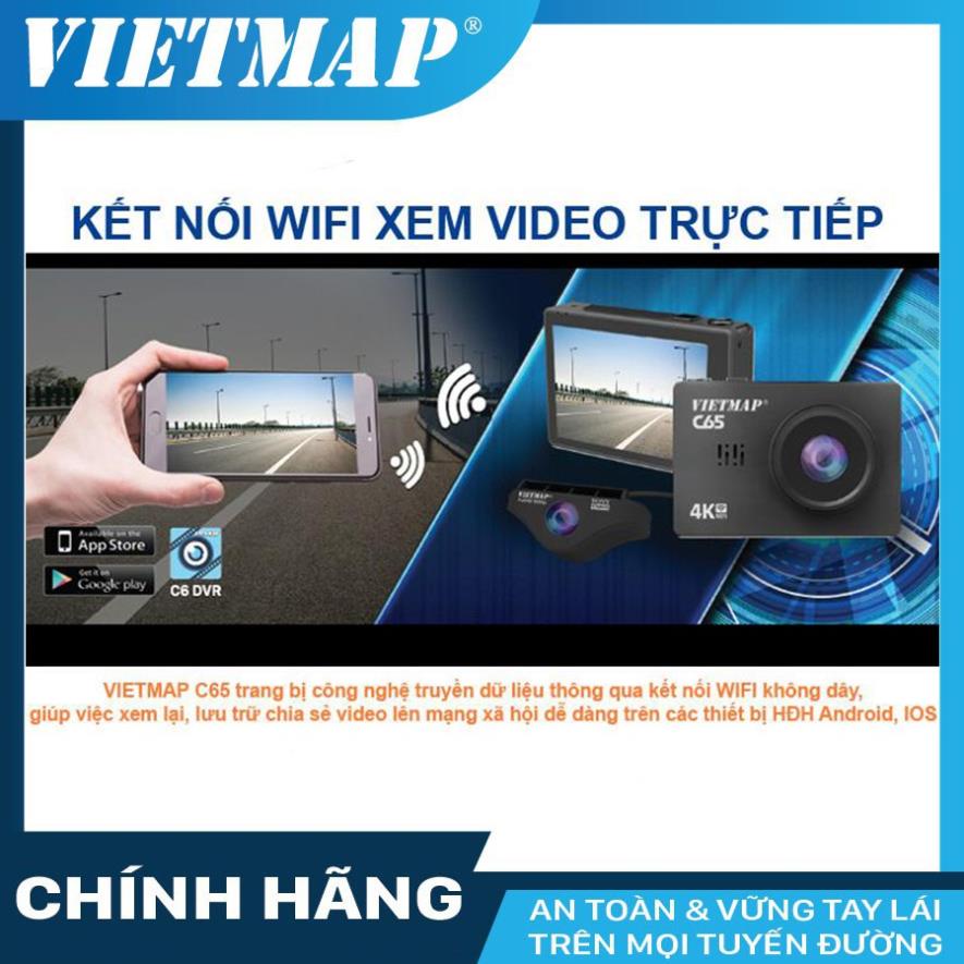 Camera hành trình VIETMAP C65 cho xe ô tô + thẻ nhớ 32/64GB Class 10 | BigBuy360 - bigbuy360.vn