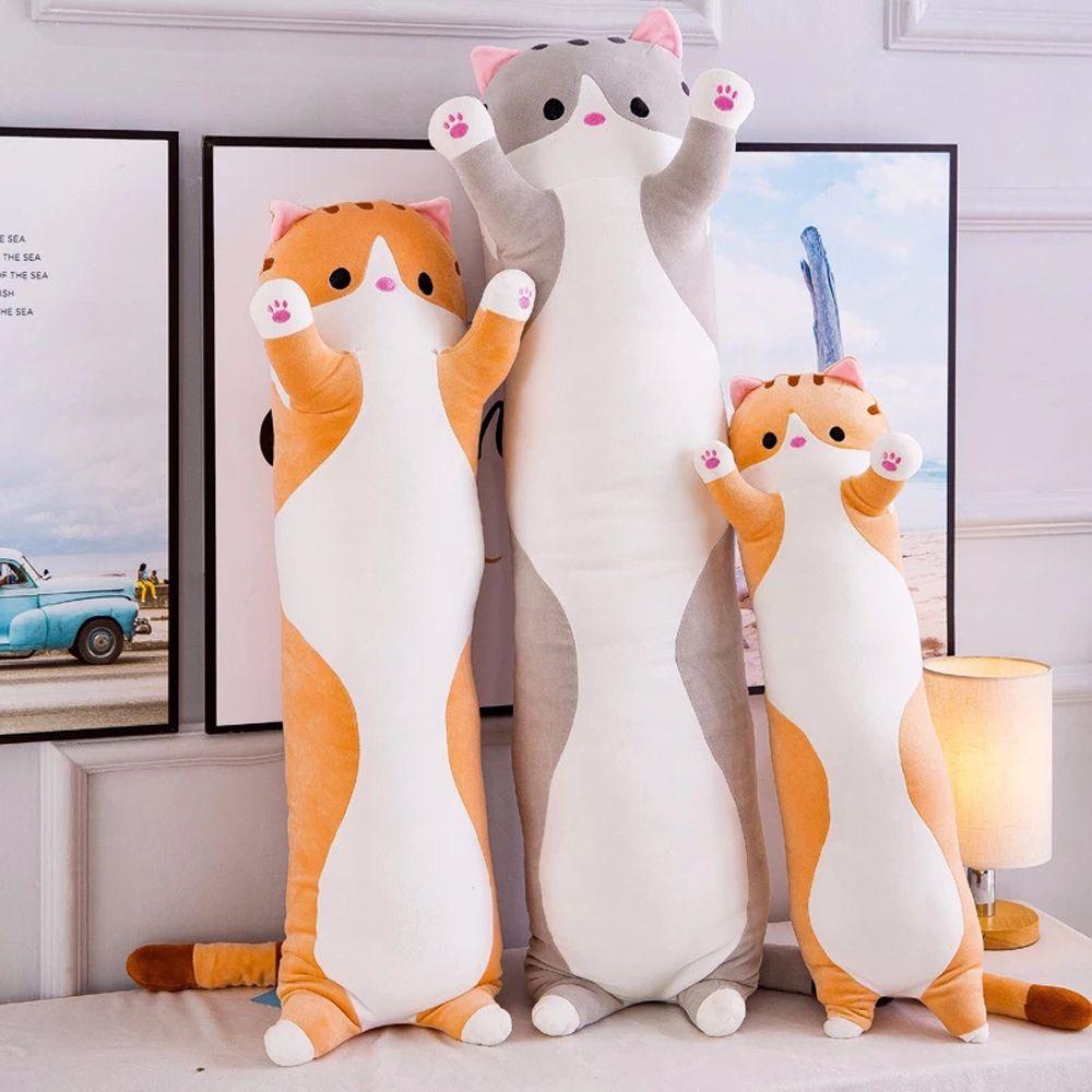 Gối Ngủ Nhồi Bông Cotton Mềm Mại Hình Thú Dễ Thương Trang Trí Nhà Cửa / Văn Phòng