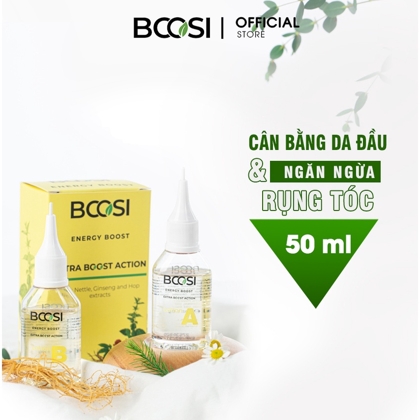 Tinh chất nuôi dưỡng da đầu và hỗ trợ tóc phát triển Bcosi Energy Boost Extra Boost Action 50ml