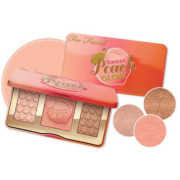 BẢNG PHẤN MẮT - BẮT SÁNG - TẠO KHỐI TOO FACED SWEET PEACH GLOW NHẬP KHẨU CHÍNH HÃNG - 4542