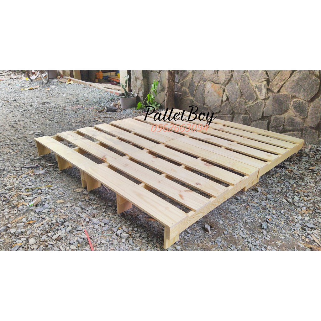 Giường Pallet Gỗ Thông Gấp Gọn Gỗ Mới 100% - PalletBoy94 | BigBuy360 - bigbuy360.vn