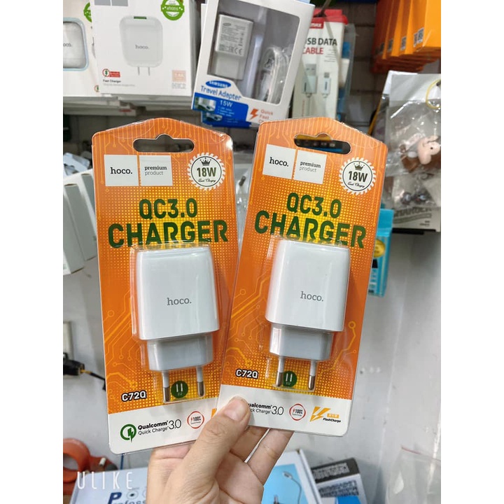 Cóc Hoco c72q 3.0 18w sạc nhanh