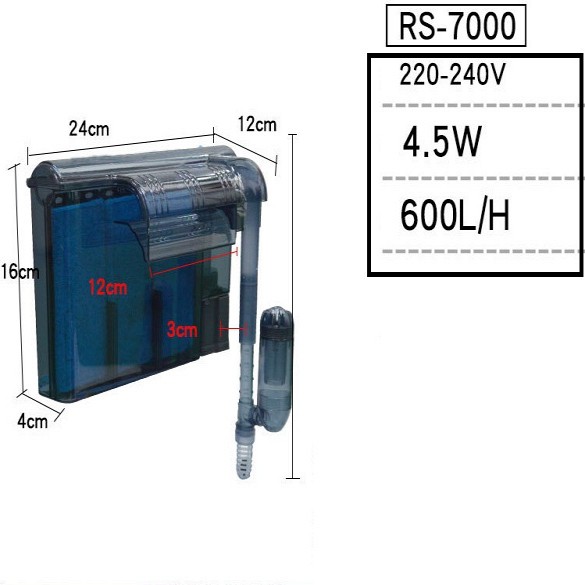 Lọc Thác Đa Năng RS-3000 | RS-5000 | RS-6000 | RS-7000 - Lọc thác có đầu hút váng