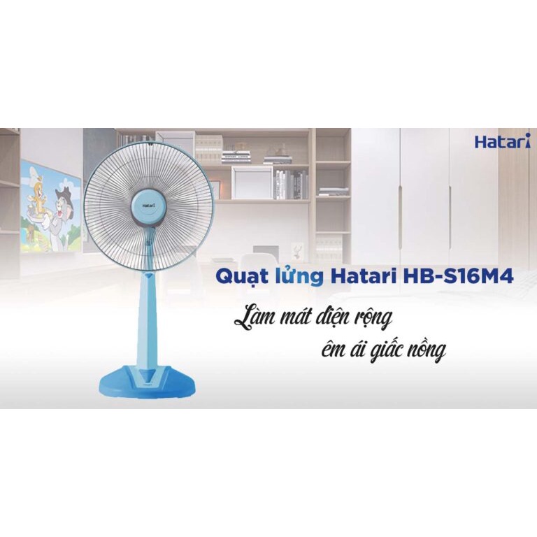 Quạt lửng Hatari HB-S16M4 - Hàng chính hãng - Bảo hành 36 tháng