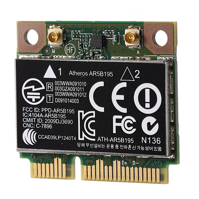 Card Không Dây Ar9285 Ar5B195 Mini Pci-E Cho 430 431 435 436 4530s Trynemgo