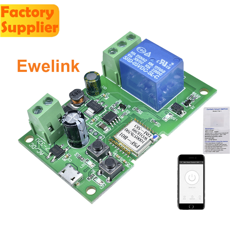 Sonoff  Mô Đun Rơ Le Tự Khóa DC 5V and AC DC 7-32V  Chuyên Dụng Ewelink | BigBuy360 - bigbuy360.vn