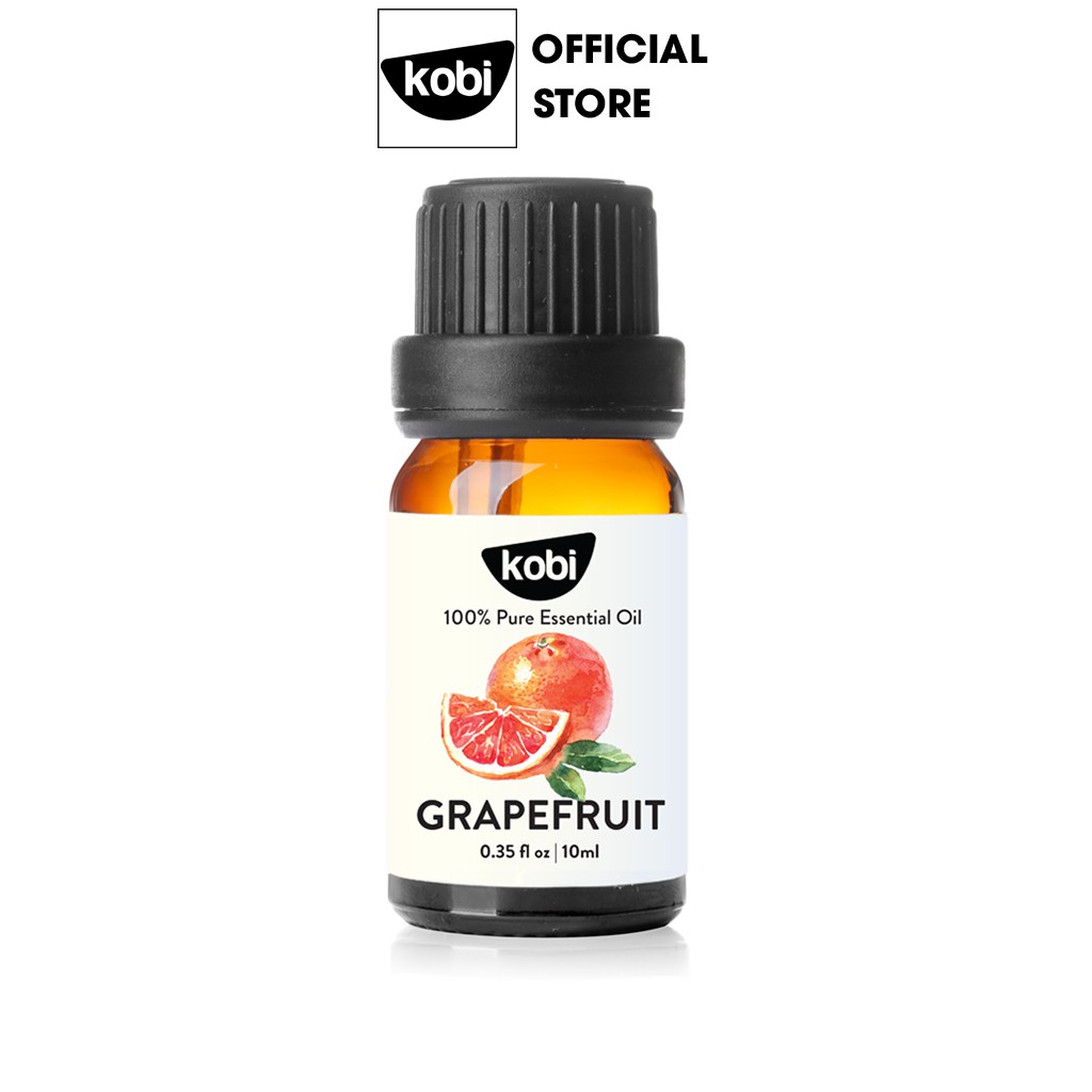 Tinh dầu Bưởi Hồng Kobi Grapefruit essential oil giúp thơm phòng, kích thích mọc tóc hiệu quả - 10ml