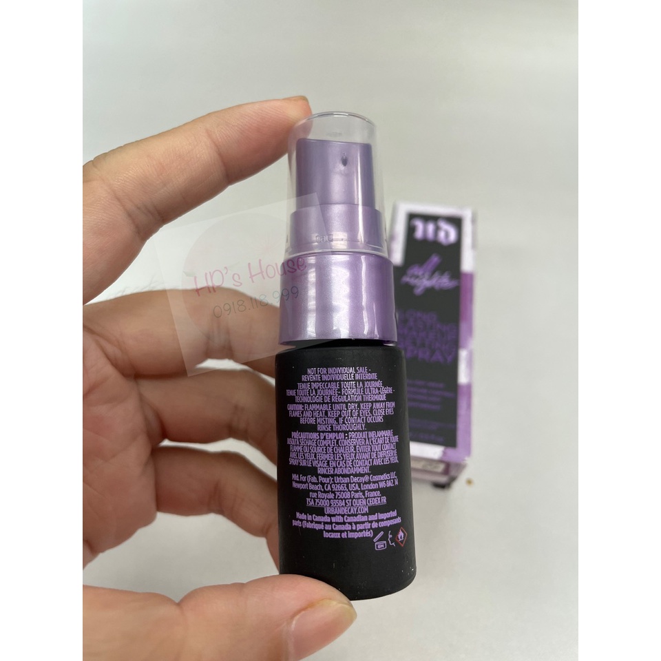 Xịt Khoá Nền Make Up Ur.ban De.Cay All Nighter Long Lasting Makeup Setting Spray - 15ml
