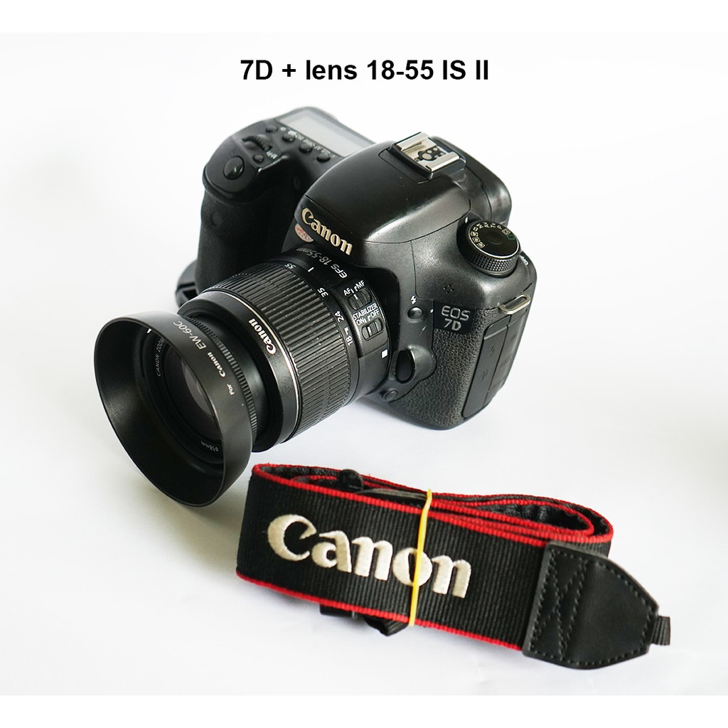 Máy ảnh Canon 7D + Ống kính CANON 18-55mm STM kit