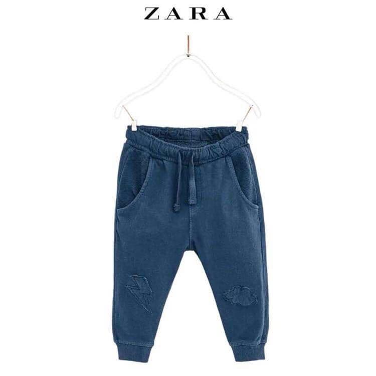 Quần nỉ da cá Zara dư cho bé trai quá đẹp