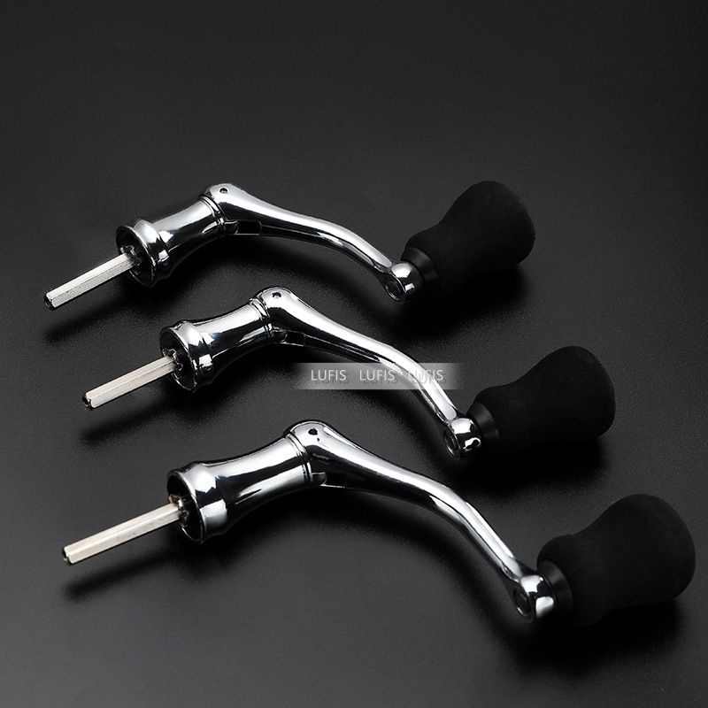 Tay quay máy câu cá kim loại thay thế size S/M/L chuyên dụng