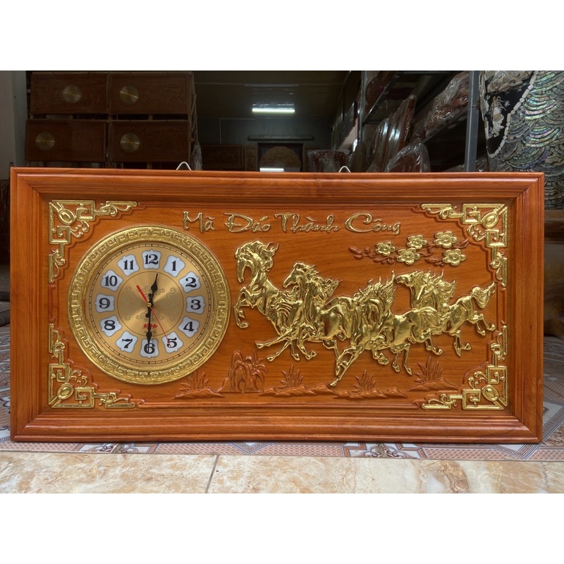 Tranh đồng hồ treo tường