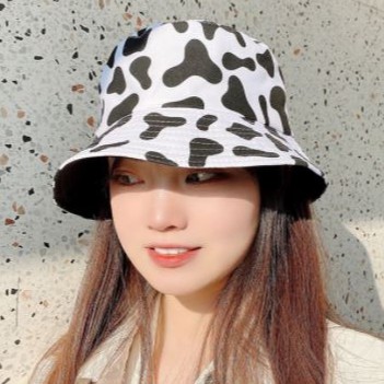 Mũ bucket bò sữa 2 mặt Unisex Hot Trend thời trang