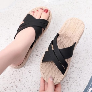 Dép giả cói nữ LYRA, chất liệu cao su mềm nhiều màu trẻ trung thời trang-VXYGI0001