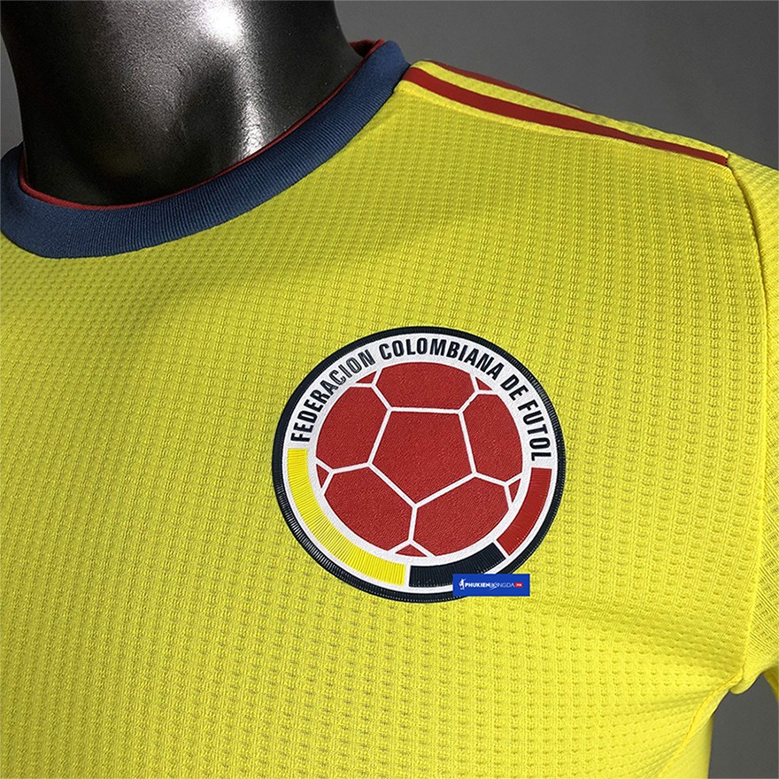 Áo đội tuyển Colombia 2021 vàng, áo Colombia vàng sân nhà 2021-2022 SF ❝Thái Lan❞