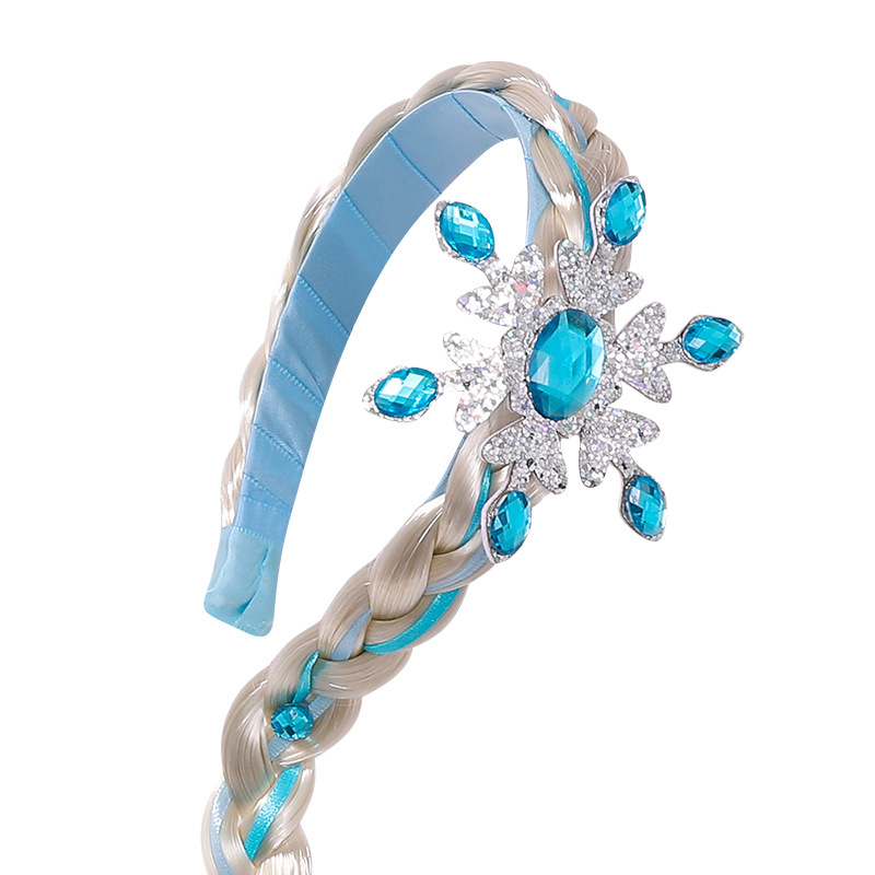 Băng Đô Tóc Giả Thắt Bím Xinh Xắn Cho Bé Gái