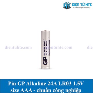 Pin AAA LR03 1.5V Alkaline GP Bạc 24A chuẩn Công nghiệp