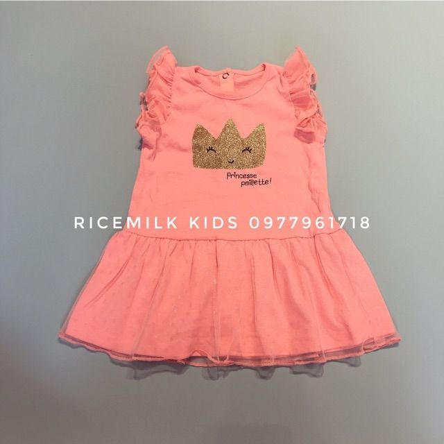 Váy Đầm Tex vương miệng xuất dư xịn cho bé