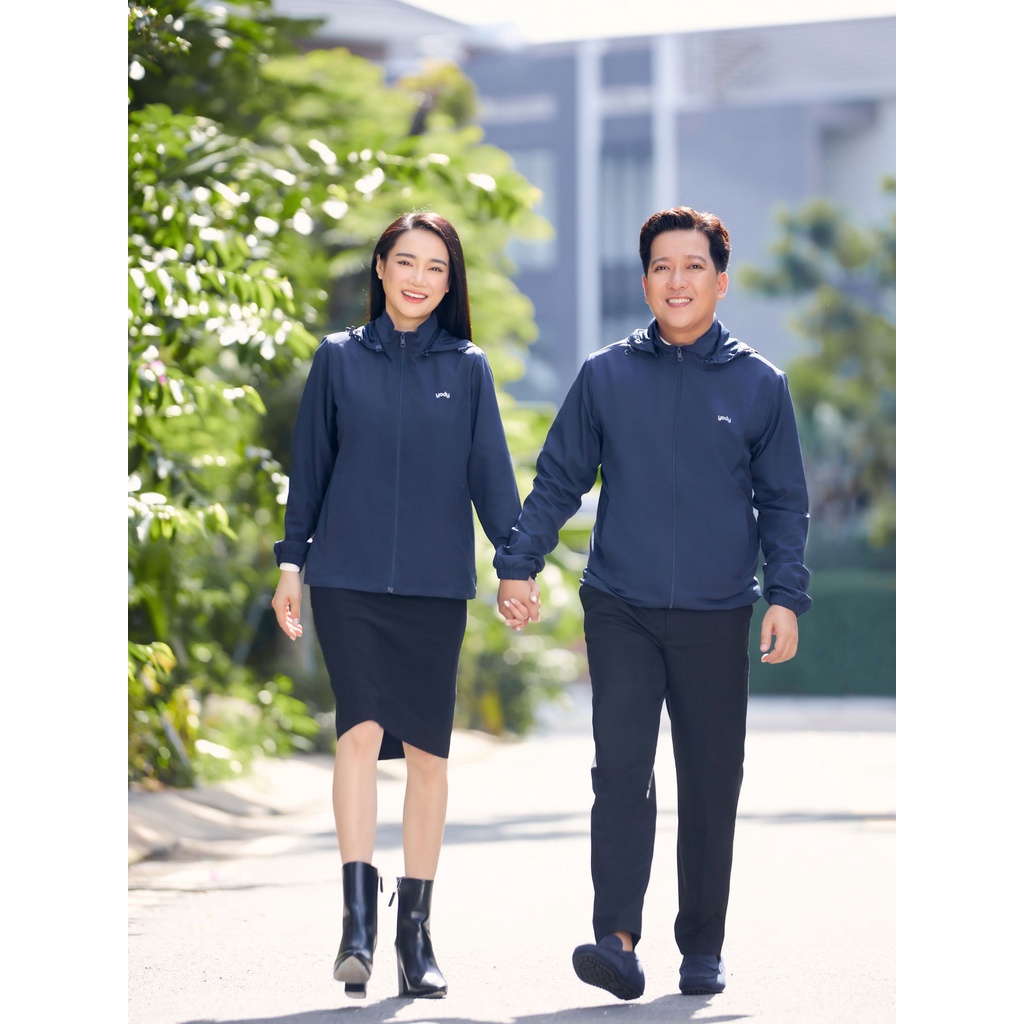 Áo Khoác Gió Nam YODY Giữ Ấm Trượt Nước Thông Minh AKM5041