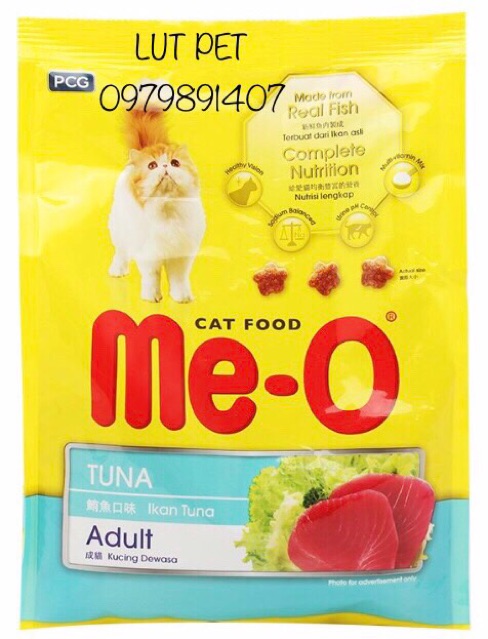 Thức ăn hạt cho mèo MeO 350gr (vị cá ngừ)